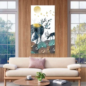 Moonlit Deer Acrylic Wall Art